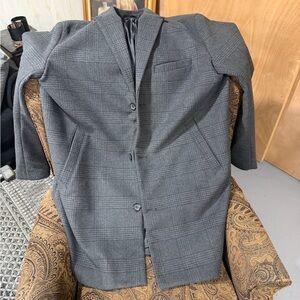 Old Navy Men's Gray Trench Coat